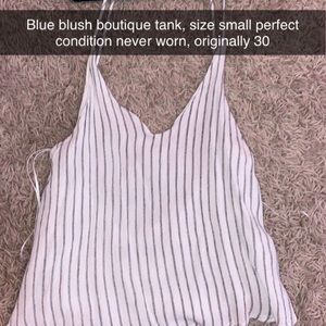 Blue Blush Boutique Striped Tank